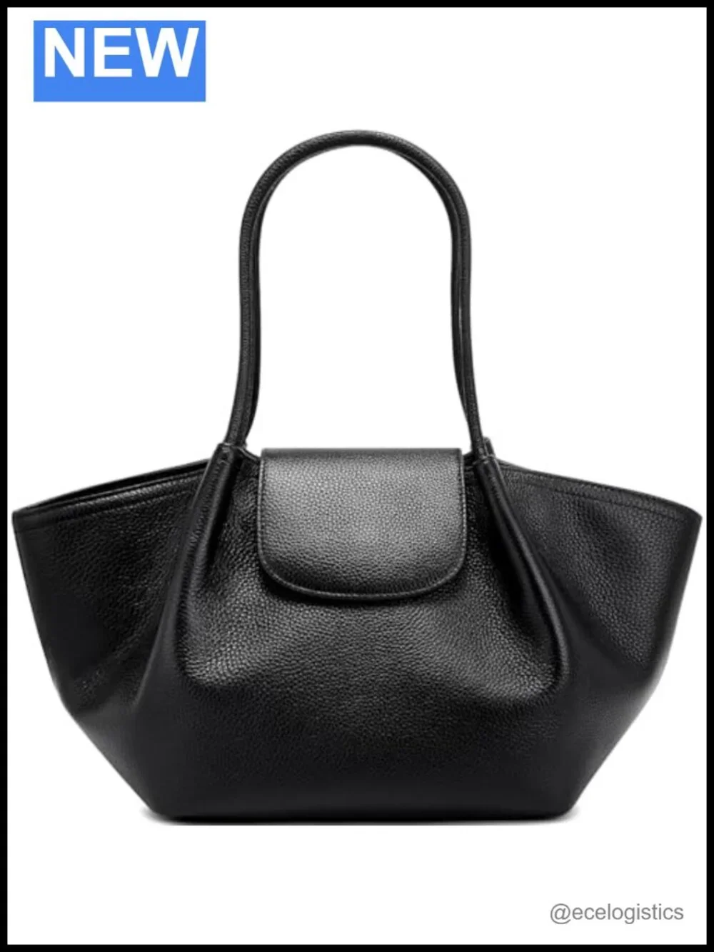 Genuine Leather Tote Bag for Women - Spacious Satchel Shoulder Handbag Work